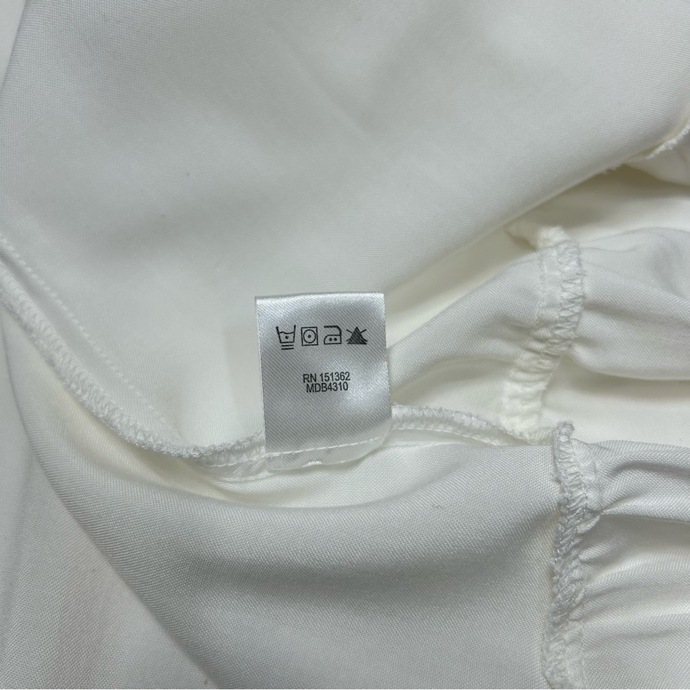 Indigo Rose Off White Boho Elastic Waist Pull On Off Shoulders Romantic Dress XL - Picture 12 of 13